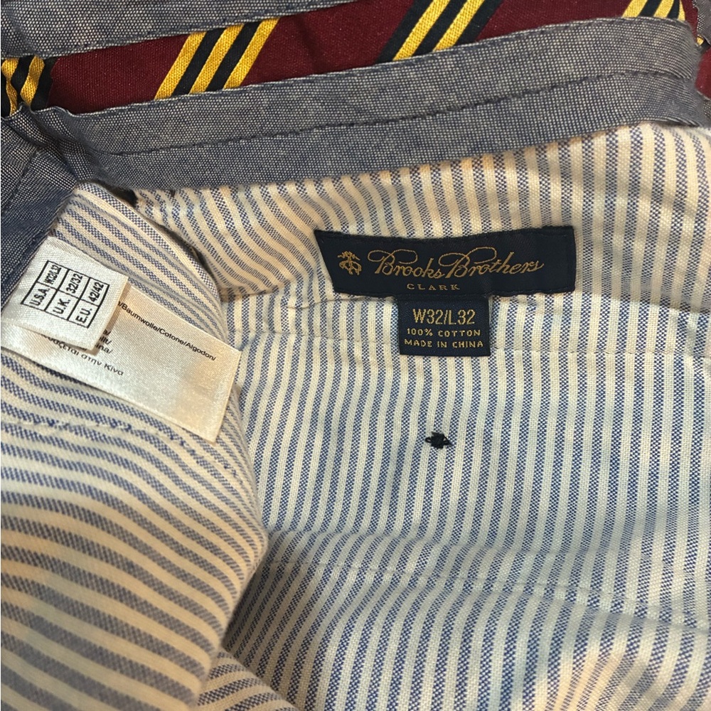 Brooks Brothers Brown Chinos with Dog Embroidery - Picture 6 of 7